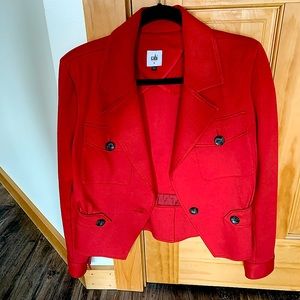 CAbi candy red blazer